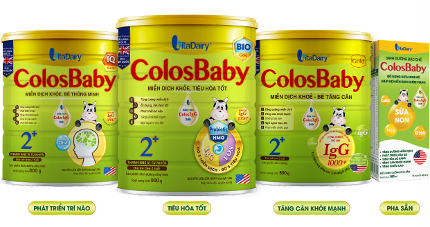 Sữa Colosbaby có mấy loại?