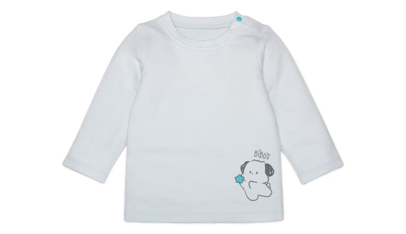 Áo dài tay bé trai Bibo's CNA T31059 màu xanh