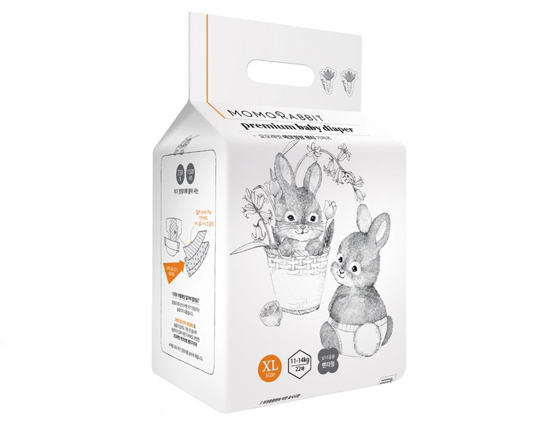 Bỉm - Tã quần Classic Momo Rabbit size XL 22 miếng (11 - 14kg)
