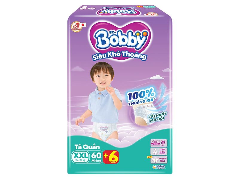 Tã quần Bobby size XXL 56 miếng