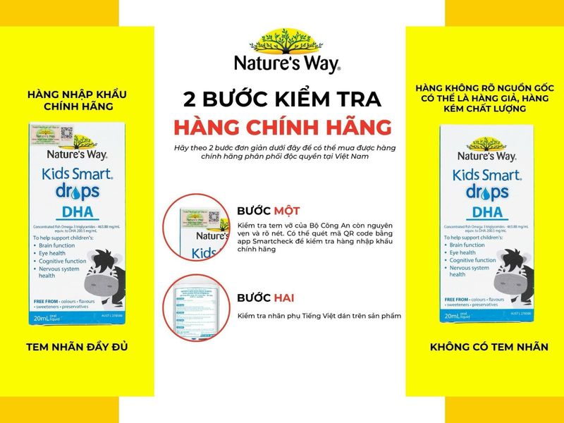 cách kiểm tra hàng chính hãng natures way