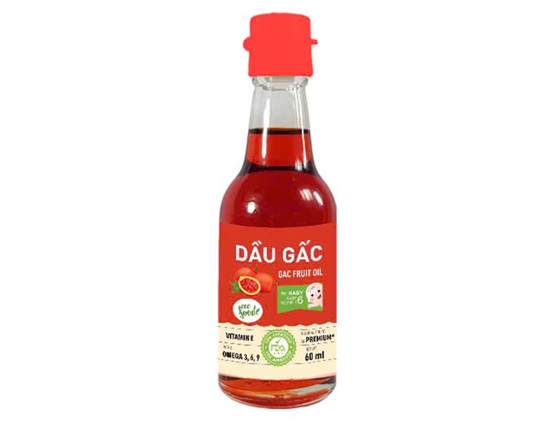 Dầu gấc ăn dặm nguyên chất Ecofood 60ml