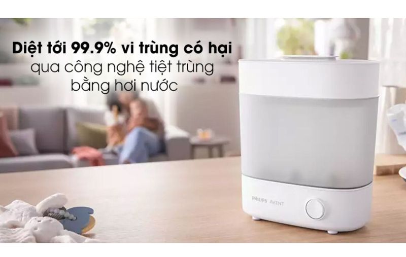 Máy tiệt trùng bình sữa Philips Avent 3 trong 1 SCF291.00