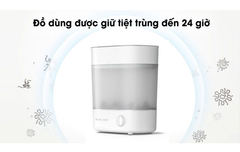 Máy tiệt trùng bình sữa Philips Avent 3 trong 1 SCF291.00