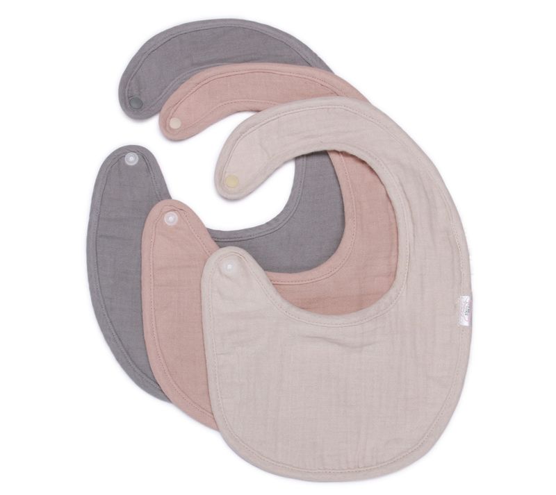 Yếm sơ sinh 2 lớp Bibo's vải xô