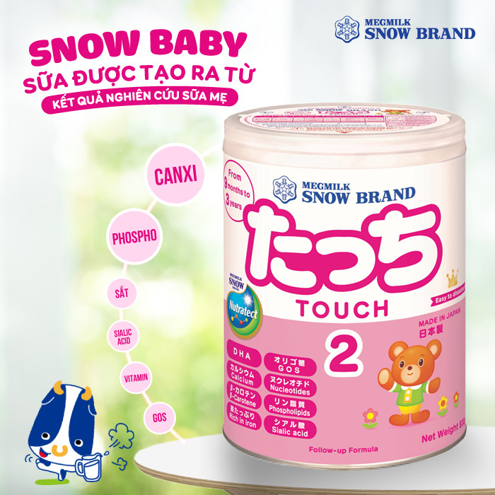Sữa Snow Baby Nhật số 2 830g (9 - 36 tháng)