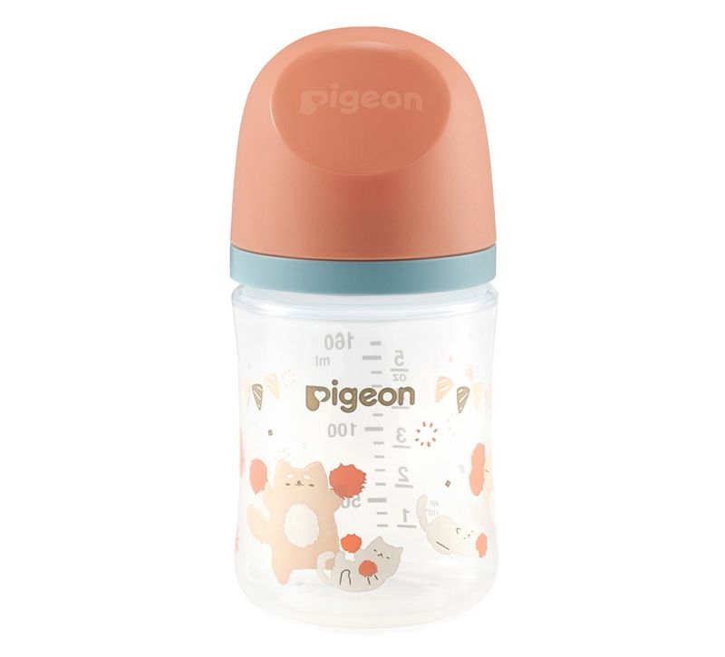 Bình sữa Pigeon PP Plus WN3 hình mèo 160ml