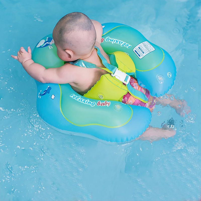 Chiếc phao thông minh hỗ trợ tư thế tập bơi cho bé