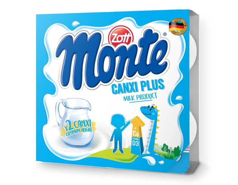 Váng sữa Monte Canxi Plus (vỉ 4 hộp x 55g)