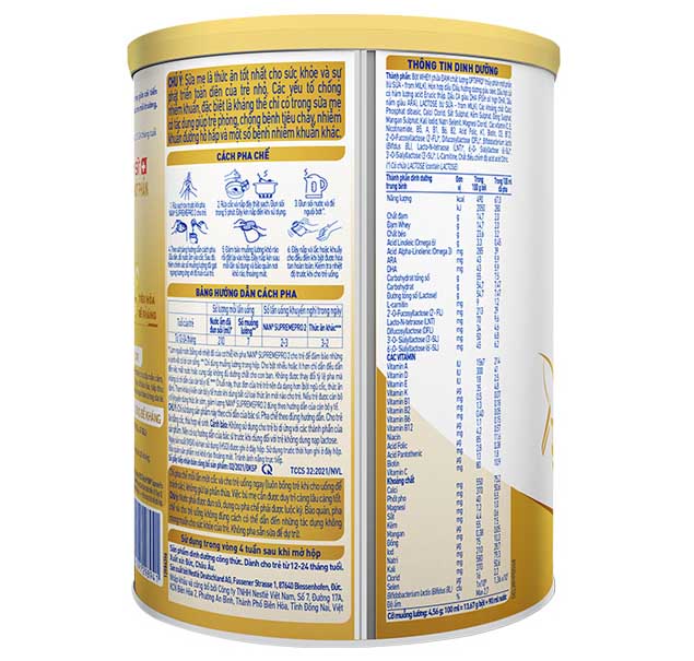 Sữa Nan Supreme Pro số 2 800g 1