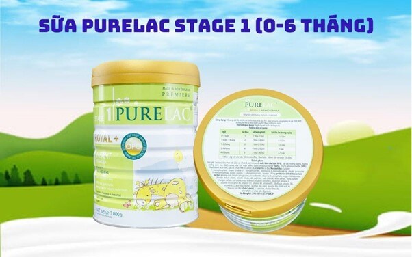 Sữa PureLac Royal Infant Formula số 1 800g (0 - 6 tháng)