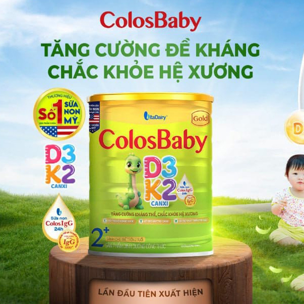 Sữa Colosbaby Gold D3K2 2+ 1