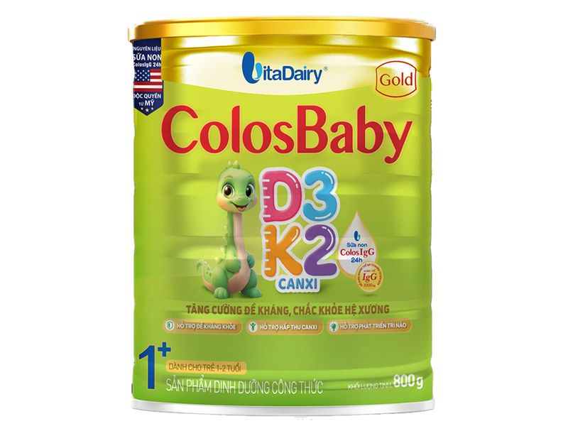 Sữa Colosbaby Gold D3K2 1+ 800g