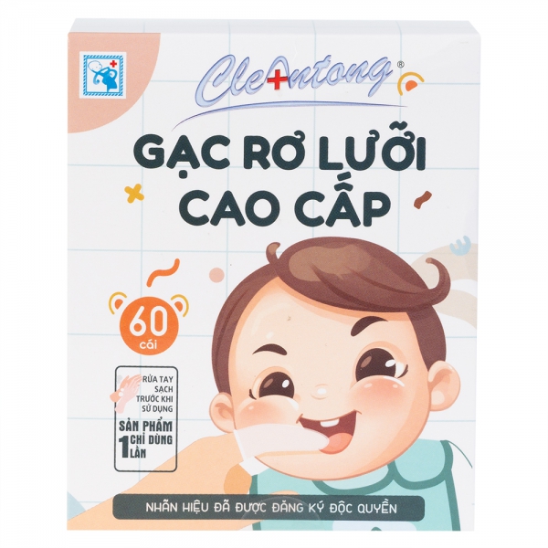 Gạc rơ lưỡi cao cấp CleAntong