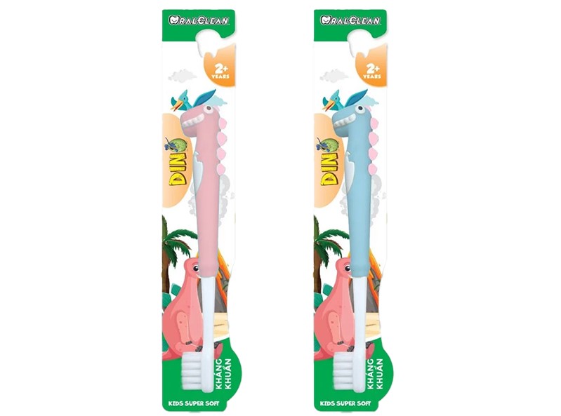 Bàn chải đánh răng OralClean Dino Kids Soft