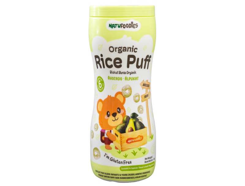 Bánh gạo hữu cơ Natufoodies vị quả bơ 42g (Trên 6 tháng)