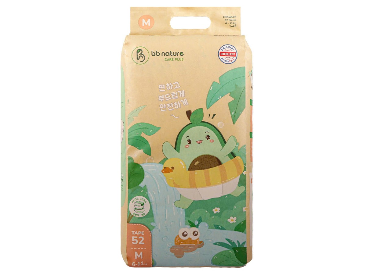 Bỉm - Tã dán BB Nature Care Plus m52