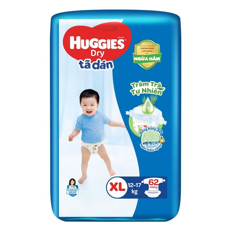 Tã dán Huggies size XL