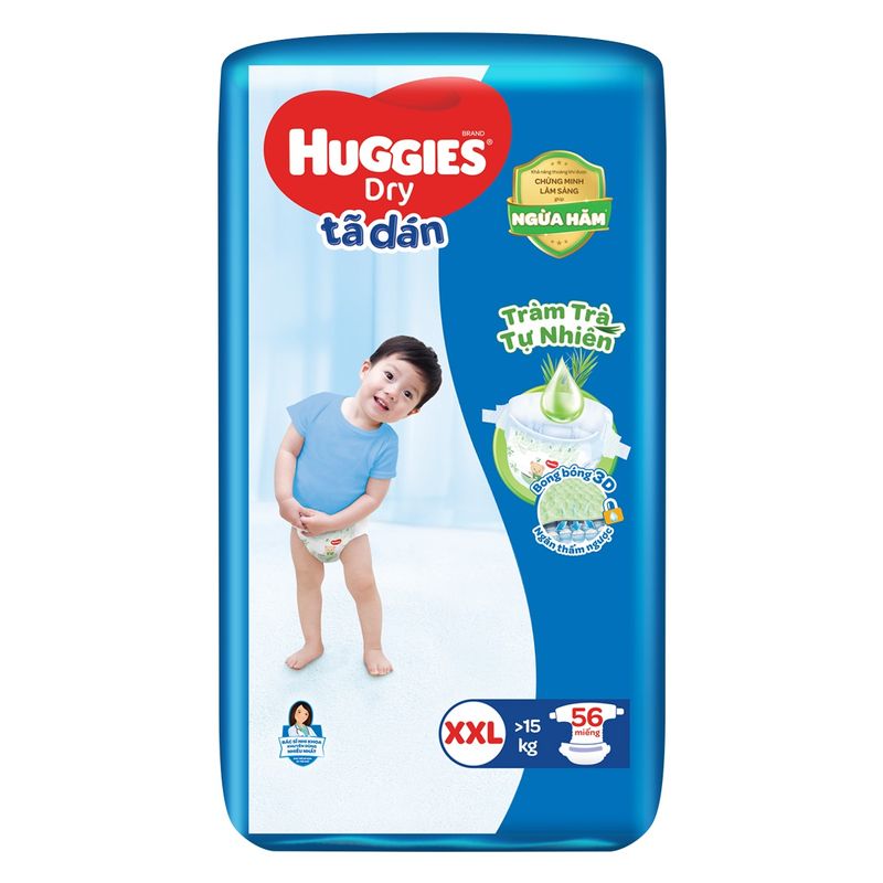 Tã dán Huggies size XXL 