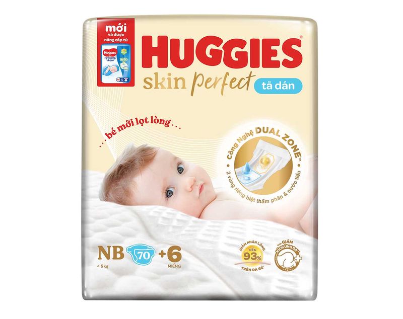 Tã dán sơ sinh Huggies size NB 