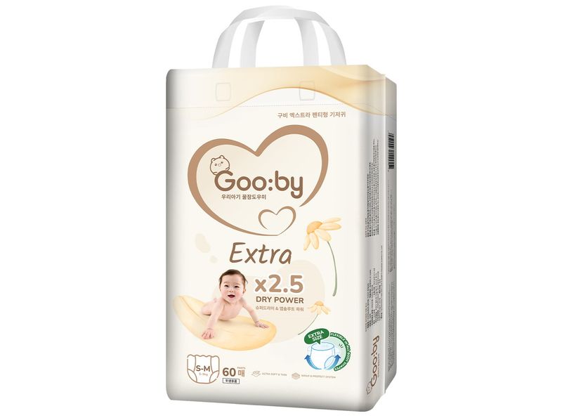 Bỉm quần Gooby Extra Size S-M 60 miếng