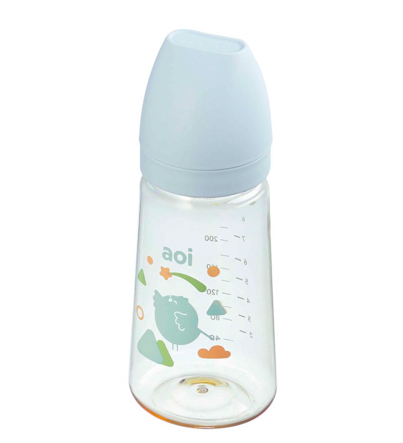 bình sữa aoi moon in hình màu xanh 280ml