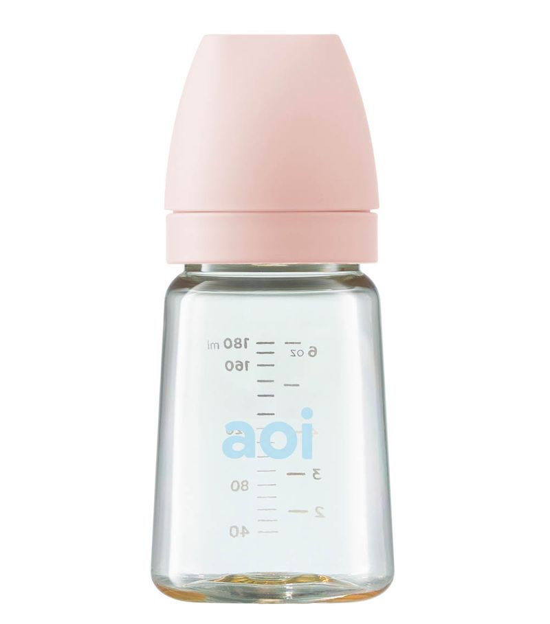 bình sữa aoi moon đơn sắc hồng