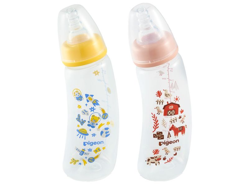 Bình sữa Pigeon PP dáng cong 250ml 