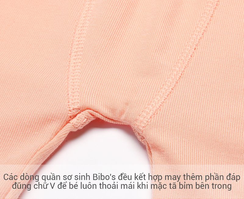 Bộ sơ sinh cài giữa dài tay Bibo's