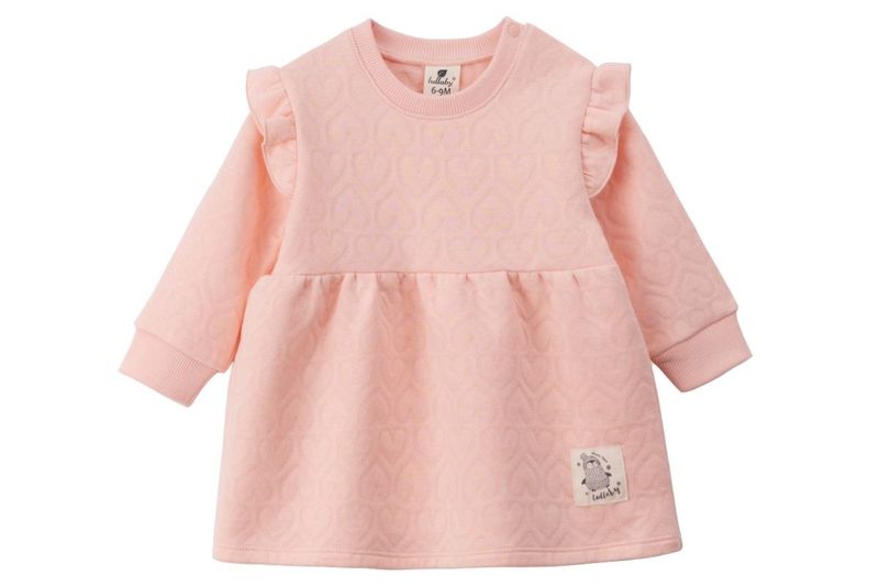 Đầm bé gái dài tay Lullaby NH752R hồng cam