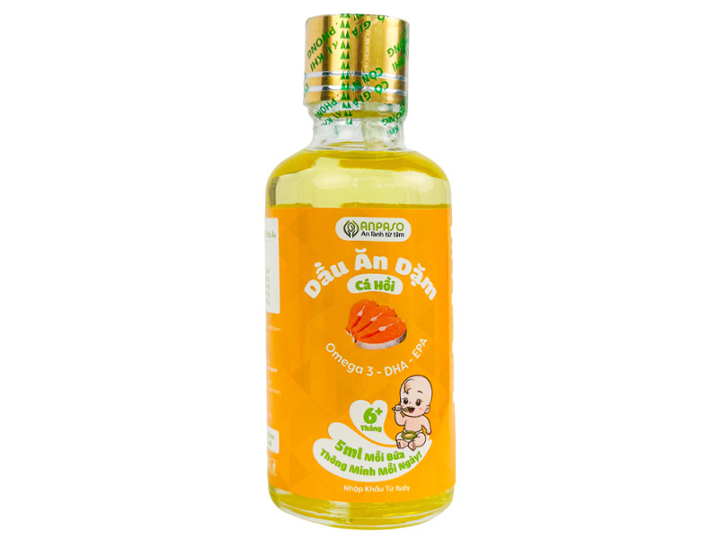 Dầu ăn dặm cho bé Anpaso cá hồi 50ml