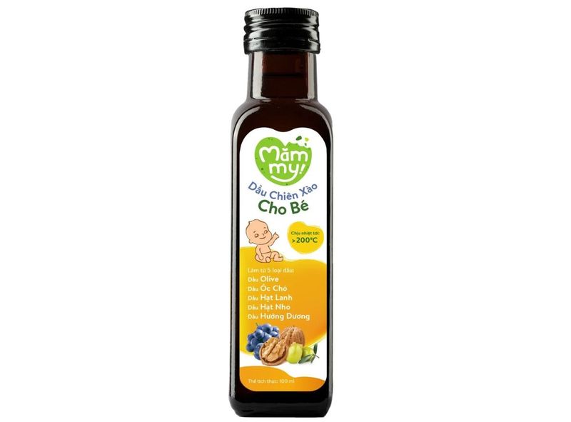 Dầu chiên xào Mămmy bổ não cho bé 100ml