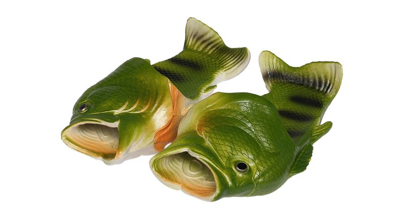 Dép lê trẻ em hình cá 3D màu xanh LT-201901