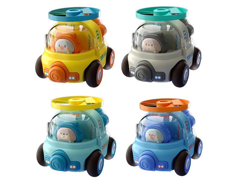 Đồ chơi xe ô tô gắn chong chóng có còi 008