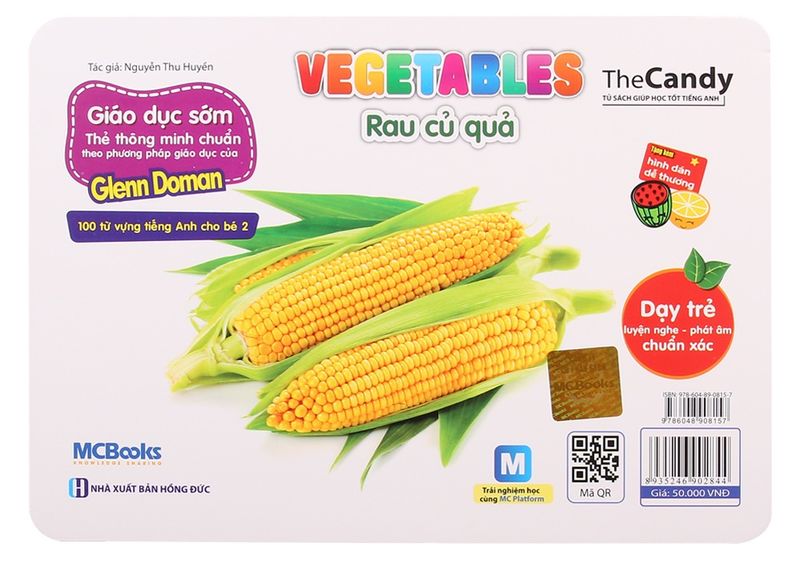 Flash card rau củ quả