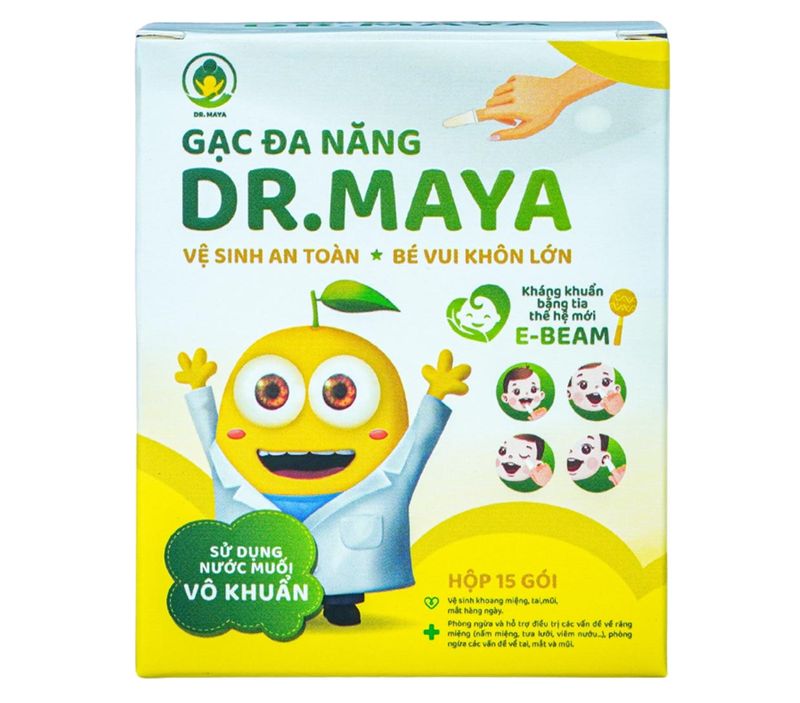 gạc rơ lưỡi Dr. Maya kháng khuẩn 