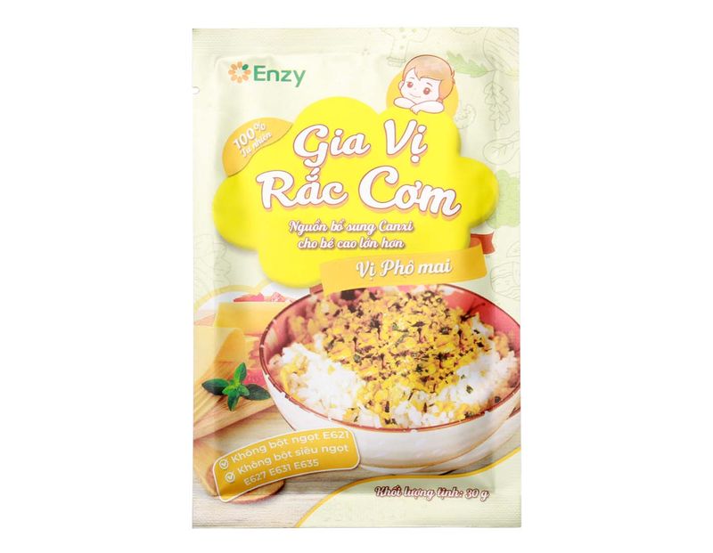 gia vị rắc cơm enzy