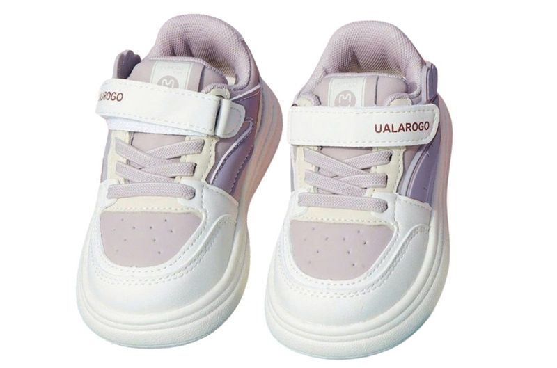 Giày Uala Rogo Kids trắng tím UR5637