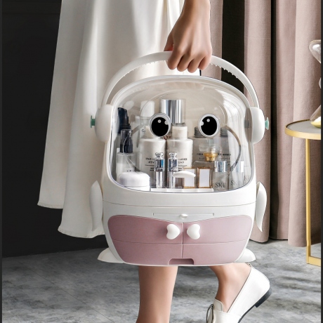Hộp đựng mỹ phẩm trang sức xách tay gọn nhẹ XP02