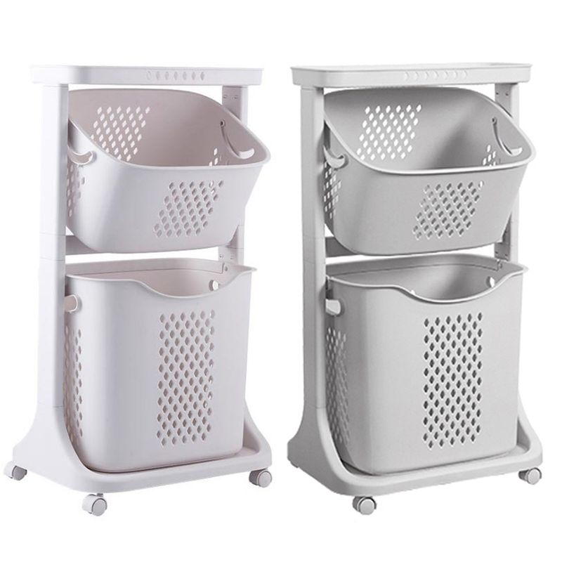 Kệ để đồ đa năng có giỏ 2 tầng LF16