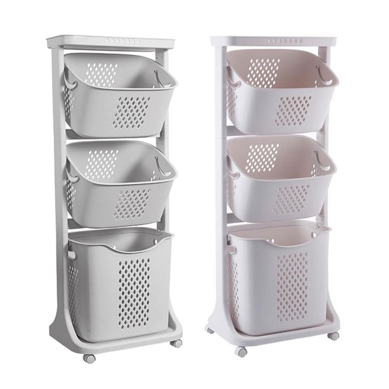 Kệ để đồ đa năng có giỏ 3 tầng LF16