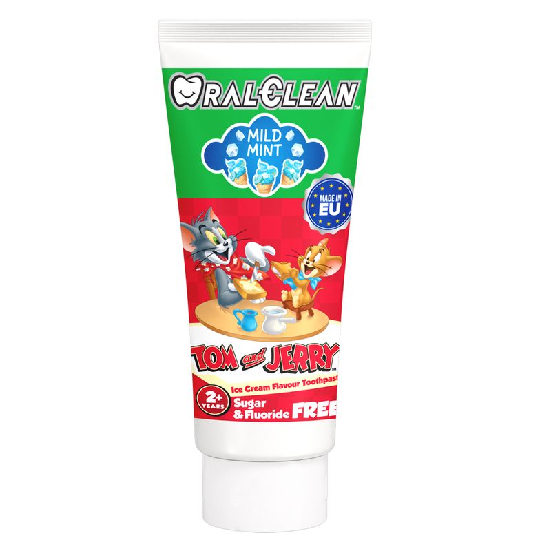 kem-danh-rang-tre-em-Oral-clean-Tom&Jerry-Mild-Mint-75ml