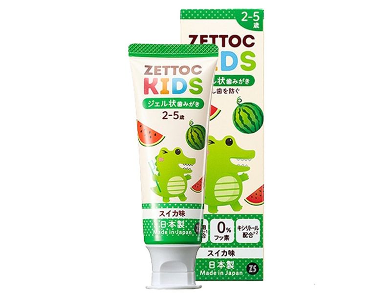Kem đánh răng Zettoc Kids 70g vị dưa hấu