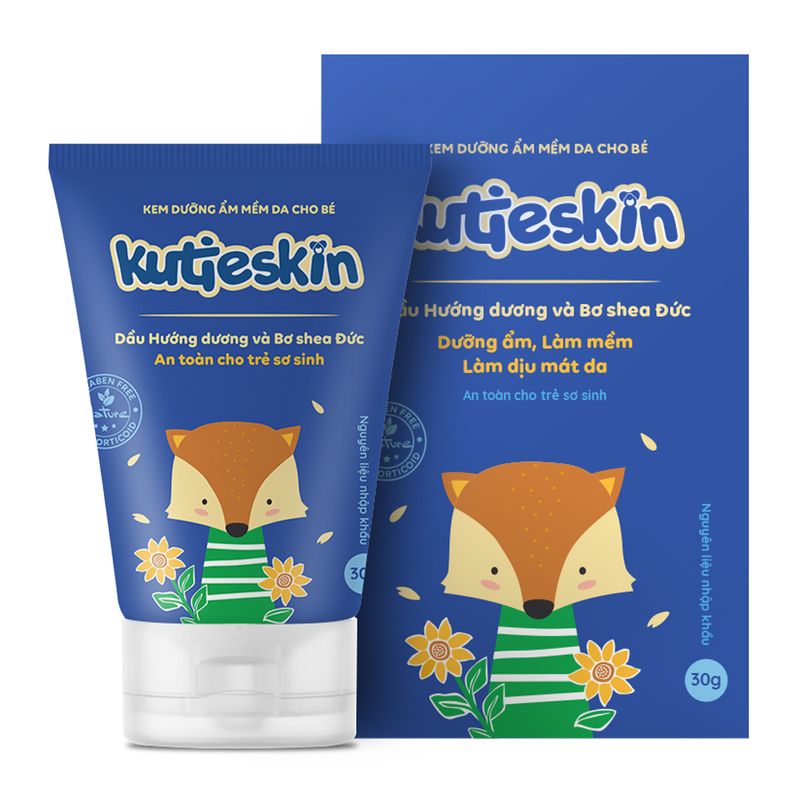 Kem dưỡng ẩm mềm da cho bé Kutieskin 