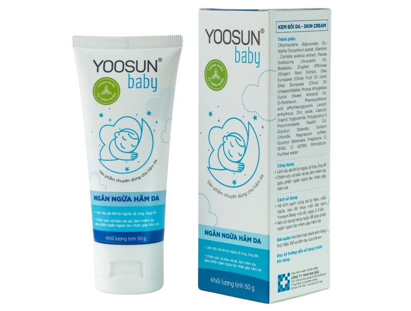 Kem hăm Yoosun Baby rau má 50g 0M+