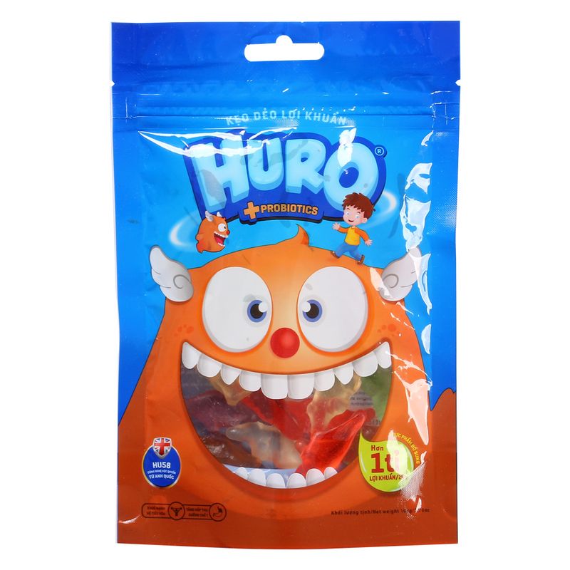 Kẹo dẻo lợi khuẩn Huro 105g