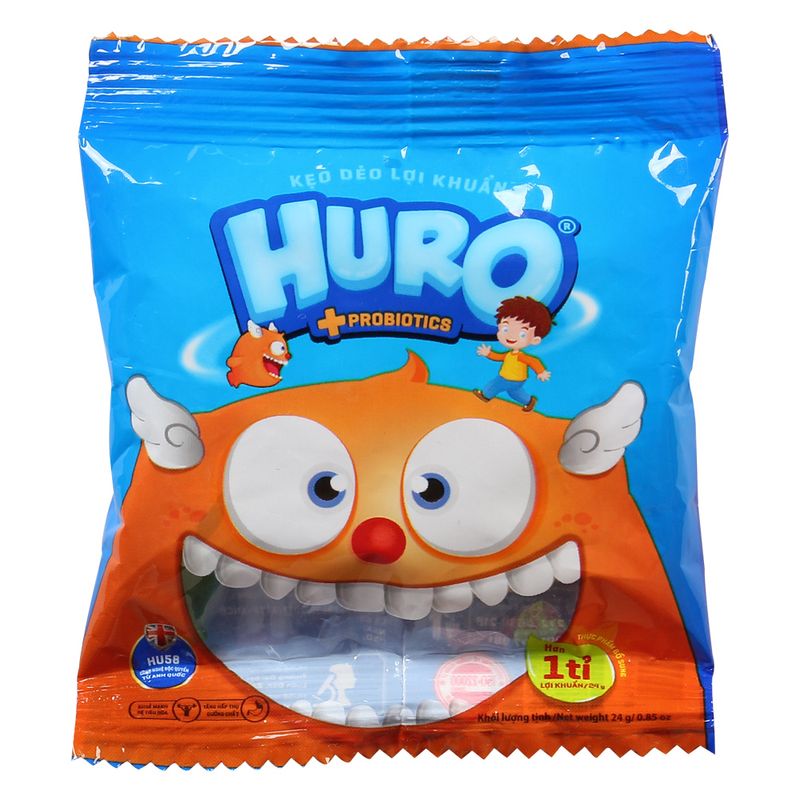 Kẹo dẻo lợi khuẩn Huro 24g