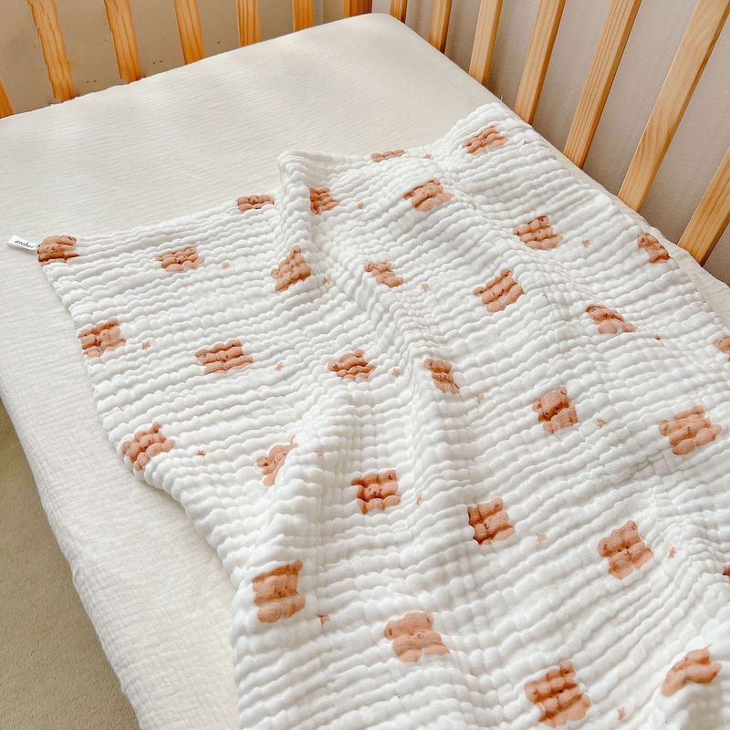 Khăn tắm Mochee vải xô nhăn 6 lớp 105x105cm