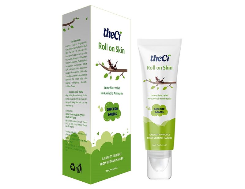 Lăn muỗi, côn trùng đốt TheCi 8ml