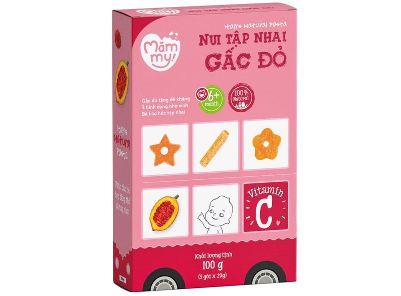 Nui ăn dặm Mămmy vị gấc đỏ
